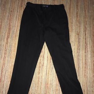 IZOD MENS BLACK SLACKS